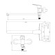 Ūdens Maisītājs vannai/dušai Vento Prato PR8106-1 ar garo 38mm snīpi bez aksesuāriem Ūdens Maisītājs vannai/dušai Vento Prato PR8106-1 ar garo 38mm snīpi bez aksesuāriem