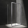 OMNIRES BRONX квадратная душевая кабина с раздвижной дверью, 80 x 80 см