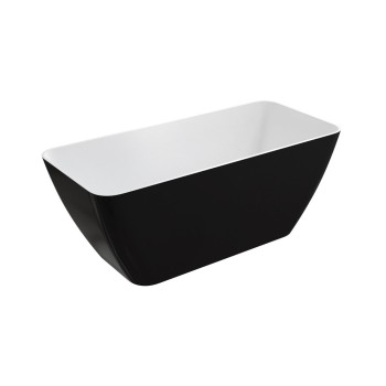 Vanna Omnires PRAMA M+ Akmens masa 159 x 71 cm Balta/ Melna
