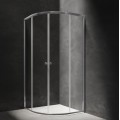 OMNIRES BRONX kvadrantu dušas kabīne ar bīdāmām durvīm, 90 x 90 cm