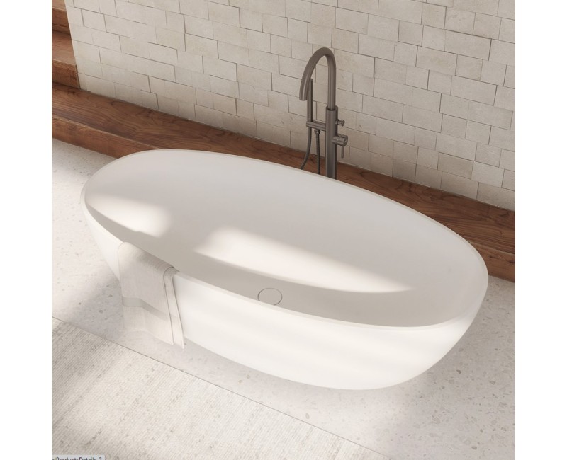 Отдельностоящая ванна OMNIRES SHELL M+, 160 x 75 см