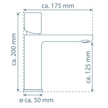 Schütte NEW YORK смеситель для раковины матовый черный
