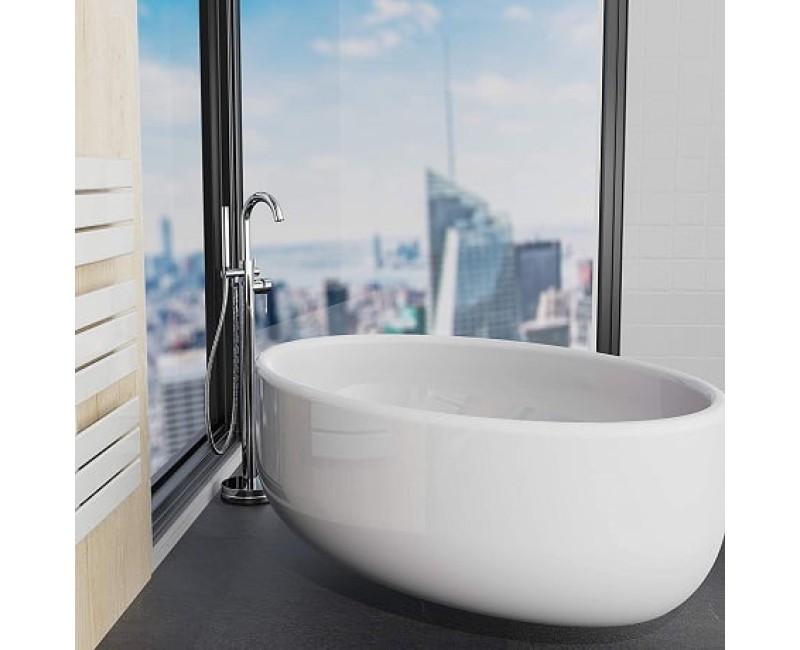 Schütte Cornwall brīvi stāvošs vannas maisītājs, hroms