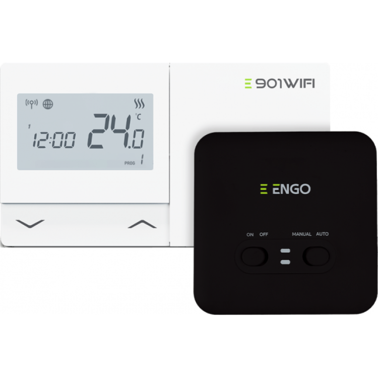 Беспроводной комнатный термостат ENGO Smart WiFi E901WiFi Беспроводной комнатный термостат ENGO Smart WiFi E901WiFi