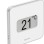 Bezvadu termostats Uponor Smatrix Wave D+RH T-169, balts Style