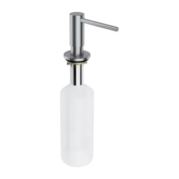 Šķidro ziepju dozators Omnires MODERN PROJECT, iebūvējams virsmā, 500 ml, birstēts niķelis MP60723NI