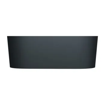 Vanna Omnires OVO M+, akmens masas, brīvi stāvoša, 160 × 75 cm, ar pārplūdi, matēta lavas melna OVO160WWZPBLV