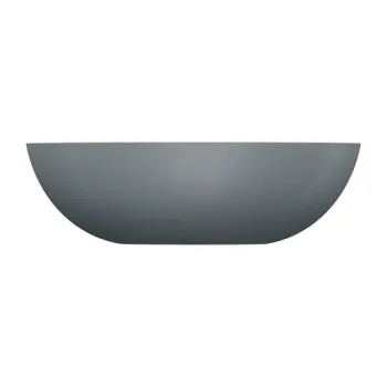Vannas istabas izlietne Omnires SHELL M+, 50 × 32 cm, uz virsmas, bez pārplūdes, matēta pelnu pelēka SHELL500UNAG