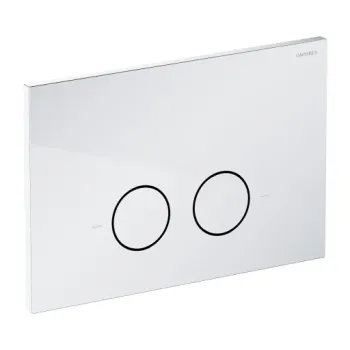 Montāžas rāmis OMNIRES ECO FLUSH SET STRONGFRAME ar ECO skalošanu piekaramajam tualetes podam, ar STEEL-R45 skalošanas vadības plāksni, pulēts hroms