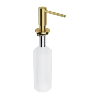 Šķidro ziepju dozators Omnires MODERN PROJECT, iebūvējams virsmā, 500 ml, birstēts misiņš MP60723BSB