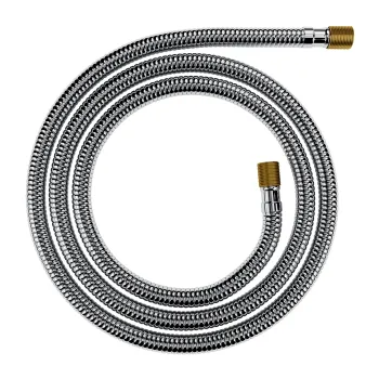 Maisītāja izvelkamā uzgaļa šļūtene Omnires CLIP, virtuves maisītājam, 150 cm, M15/1 × M15/1, pulēts hroms CLIP2008NS150CR