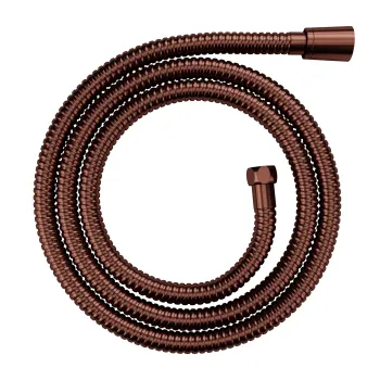 Dušas šļūtene Omnires, 150 cm, ar misiņa apvalku, ar pretvērpšanās sistēmu, 1/2″ × 1/2″, birstēts antīkais varš 029ORB
