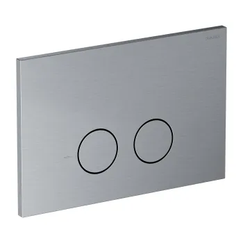 Skalošanas vadības plāksne OMNIRES STEEL-R45, diviem patērētājiem, brushed stainless steel