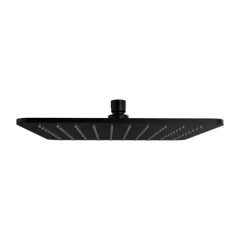 Dušas galva Omnires SLIMLINE, 25 × 25 cm, 1 strūklas režīms, matēta melna WG225-OBL