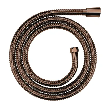Dušas šļūtene Omnires, 150 cm, ar misiņa apvalku, ar pretvērpšanās sistēmu, 1/2″ × 1/2″, pulēts varš 029CP