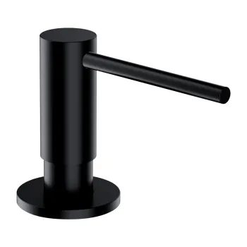 Šķidro ziepju dozators Omnires MODERN PROJECT, iebūvējams virsmā, 500 ml, pusmatēts melns MP60723BL