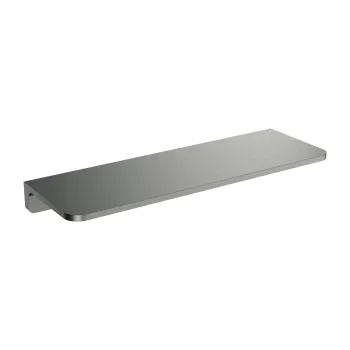 Vannas istabas plaukts Omnires MODERN PROJECT, 30 cm, misiņa un stikla, birstēts grafīts MP60931GR