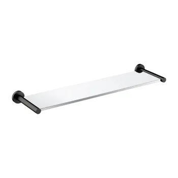 Vannas istabas plaukts Omnires MODERN PROJECT, 55 cm, stikla, birstēts grafīts MP60930GR