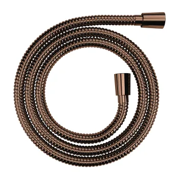 Dušas šļūtene Omnires, 150 cm, ar nerūsējošā tērauda apvalku, ar pretvērpšanās sistēmu, 1/2″ × 1/2″, pulēts varš 023-XCP