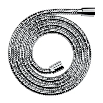 Dušas šļūtene Omnires, 175 cm, ar nerūsējošā tērauda apvalku, ar pretvērpšanās sistēmu, 1/2″ × 1/2″, pulēts hroms 024-XCR