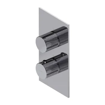 Dušas/vannas maisītājs OMNIRES CONTOUR ar termostatu, iebūvējams, hroms
