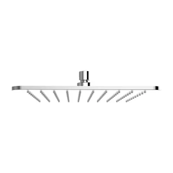 Dušas galva Omnires SLIMLINE, 25 × 25 cm, 1 strūklas režīms, pulēts hroms / balta WG225-OCRB