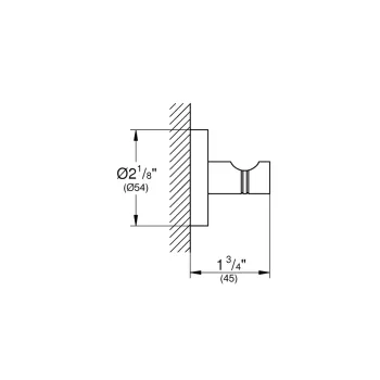 Drēbju pakaramais ākis Grohe Essentials, Warm Sunset, 40364DA1 NEW