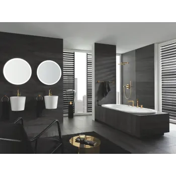 Dušas galva Grohe Rainshower Cosmopolitan 310, ar kronšteinu 38 cm, Cool Sunrise, 26066GL0 NEW