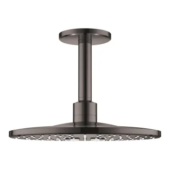 Dušas galva Grohe Rainshower SmartActive 310, ar kronšteinu 14 cm, 2 režīmi, Hard Graphite, 26477A00 NEW