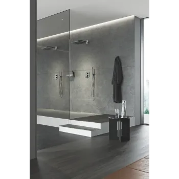 Dušas galva Grohe Rainshower SmartActive Cube 310, kronšteins 43 cm, 2 režīmi, Hard Graphite, 26479A00 NEW