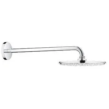 Dušas galva Grohe Rainshower, ar kronšteinu 42 cm, hroms, 26171000 NEW
