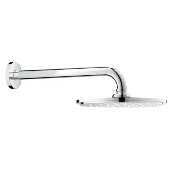 Dušas galva Grohe Rainshower, diametrs 21 cm, kronšteins 29 cm, hroms, 26052000 NEW