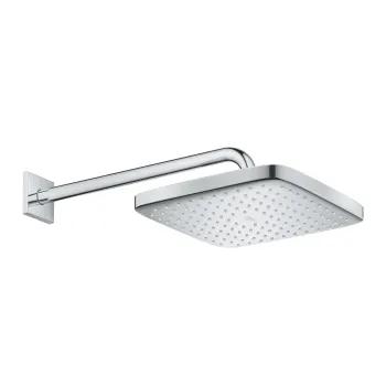 Dušas galva Grohe Tempesta Cube 25x25 cm, ar kronšteinu 38 cm, hroms, 26682000 NEW