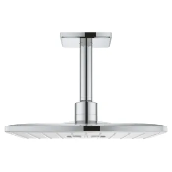 Dušas galva LV Grohe Rainshower SmartActive Cube, kronšteins 14 cm, 2 režīmi, Moon White, 26481LS0 NEW