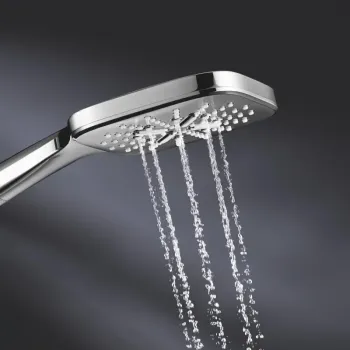 Dušas klausule Grohe Rainshower SmartActive Cube 130, 3 režīmi, 8.5 l/min, hroms, 26582000 NEW