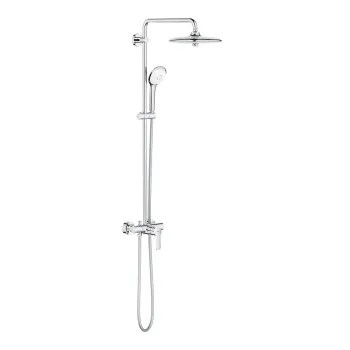 Dušas komplekts Grohe Euphoria 260, ar sienas montāžas dušas maisītāju, 3 režīmi, hroms, 27473002 NEW