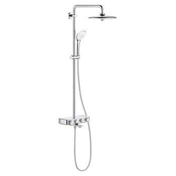 Dušas komplekts Grohe Euphoria SmartControl, ar termostatu, diametrs 26 cm, 3 režīmi, termostats, hroms, 26608000 NEW