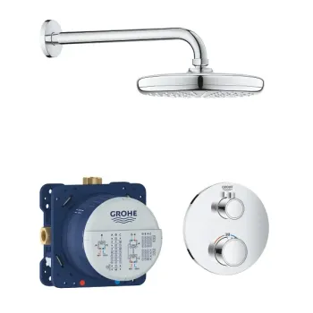Dušas komplekts Grohe Grohtherm Tempesta 210, ar termostatu, iebūvējams, hroms, 34726000 NEW