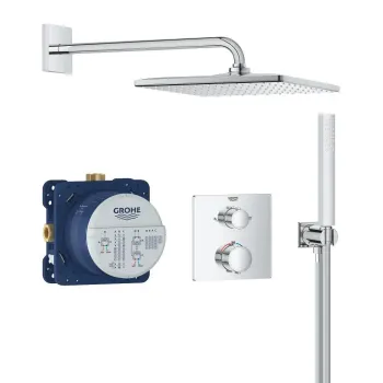 Dušas komplekts Grohe Precision, ar termostatu, iebūvējams, 31 cm, hroms, 34881000 NEW