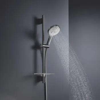 Dušas komplekts Grohe Rainshower SmartActive 130, 3 režīmi, stienis 60 cm ar šļūteni, 9.5 l/min, hroms, 26575000 NEW