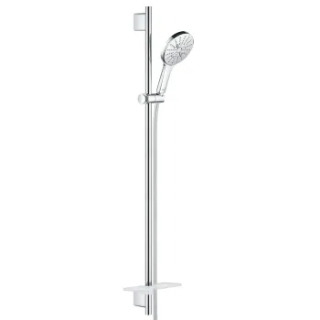 Dušas komplekts Grohe Rainshower SmartActive 130, 3 režīmi, stienis 90 cm ar šļūteni, hroms, 26578000 NEW