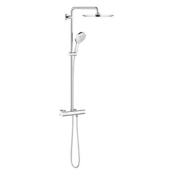 Dušas komplekts Grohe Rainshower SmartActive 310, ar termostatu, 3 režīmi, 9.5 l/min, hroms, 27968001 NEW