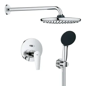 Dušas komplekts Grohe Start Edge, iebūvējams, diametrs 25 cm, 2 režīmi, iebūvēts, hroms, 25293000 NEW