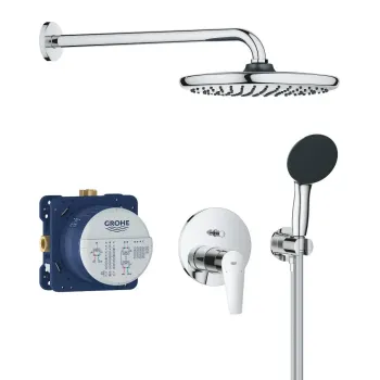 Dušas komplekts Grohe Start Edge, iebūvējams, diametrs 25 cm, 2 režīmi, iebūvēts, hroms, 25293000 NEW