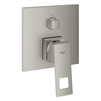 Dušas maisītājs Grohe Eurocube, ar 3 atverēm, supersteel, iebūvēts, 24094DC0 NEW