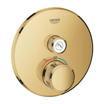 Dušas maisītājs Grohe Grohtherm SmartControl, ar termostatu, Cool Sunrise, iebūvējams, 29118GL0 NEW