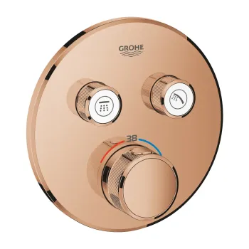 Dušas maisītājs Grohe Grohtherm SmartControl, ar termostatu, iebūvējams, Warm Sunset, 29119DA0 NEW