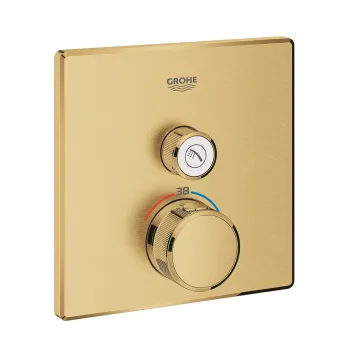 Dušas maisītājs Grohe Grohtherm SmartControl, ar termostatu, matēta Cool Sunrise, iebūvējams, 29123GN0 NEW