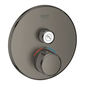Dušas maisītājs Grohe Grohtherm SmartControl, iebūvējams, ar termostat, matēta Hard Graphite, 29118AL0 NEW