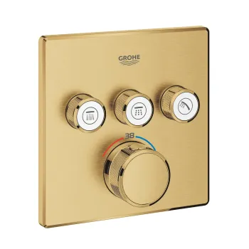 Dušas maisītājs Grohe Grohtherm SmartControl, iebūvējams ar termostatu, 3 vārsti, matēta Cool Sunrise, 29126GN0 NEW